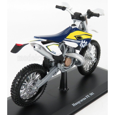 MAISTO HUSQVARNA FE501 CROSS 2016 - WHITE YELLOW BLUE 1/12