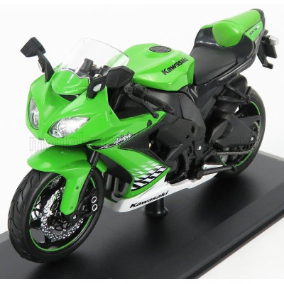 MAISTO KAWASAKI NINJA ZX-10R 2004 - GREEN BLACK 1/12