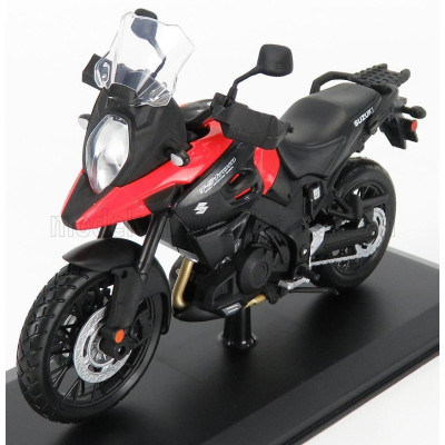 MAISTO SUZUKI V-STROM - BLACK RED 1/12