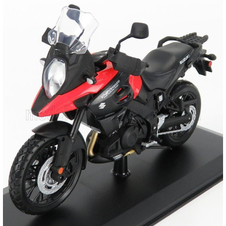 MAISTO SUZUKI V-STROM - BLACK RED 1/12