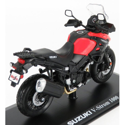MAISTO SUZUKI V-STROM - BLACK RED 1/12