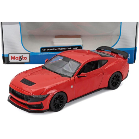 MAISTO FORD USA MUSTANG DARK HORSE COUPE 2024 - RED 1/24