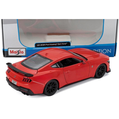 MAISTO FORD USA MUSTANG DARK HORSE COUPE 2024 - RED 1/24