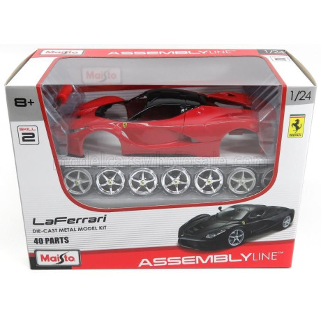 MAISTO FERRARI LAFERRARI 2013 - RED BLACK 1/24