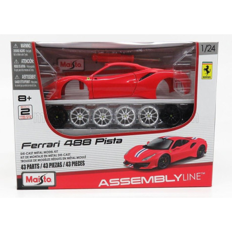 MAISTO FERRARI 488 PISTA 2018 - RED 1/24
