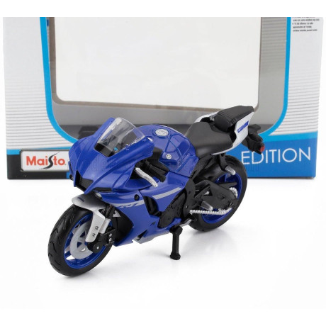 MAISTO YAMAHA YZF-R1 2021 - BLUE 1/18