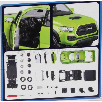 MAISTO TOYOTA TACOMA PICK-UP 2021 - LIGHT GREEN MET 1/24