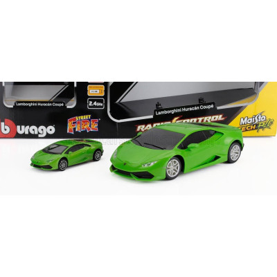 MAISTO LAMBORGHINI SET 2X HURACAN LP610-4 2014 - GREEN 1/24