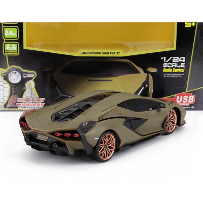 MAISTO LAMBORGHINI SIAN FKP 37 HYBRID 2020 - VERDE GEA - GREEN MET 1/24