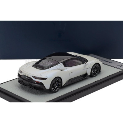MASERATI MODELS MASERATI MC20 GLOSS BLACK ROOF 2020 - BIANCO AUDACE - WHITE BLACK 1/43