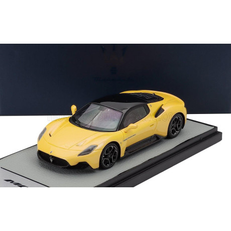 MASERATI MODELS MASERATI MC20 GLOSS BLACK ROOF 2020 - GIALLO GENIO - YELLOW BLACK 1/43