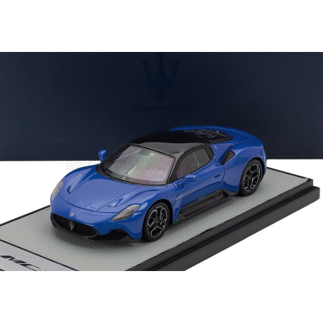 MASERATI MODELS MASERATI MC20 GLOSS BLACK ROOF 2020 - BLUE INFINITO - BLUE MET BLACK 1/43