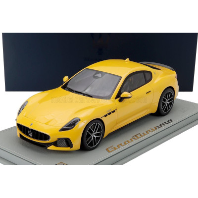 MASERATI MODELS MASERATI GRANTURISMO TROFEO 2023 - CON VETRINA - WITH SHOWCASE - GIALLO CORSA - YELLOW 1/18