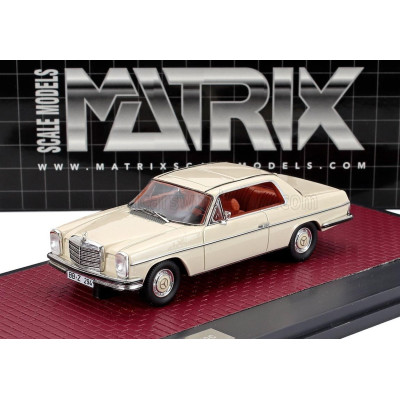 MATRIX SCALE MODELS MERCEDES BENZ S-CLASS 280C COUPE (W111) 1968 - WHITE 1/43