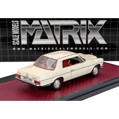MATRIX SCALE MODELS MERCEDES BENZ S-CLASS 280C COUPE (W111) 1968 - WHITE 1/43