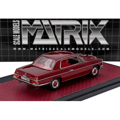 MATRIX SCALE MODELS MERCEDES BENZ S-CLASS 280C COUPE (W111) 1968 - RED 1/43