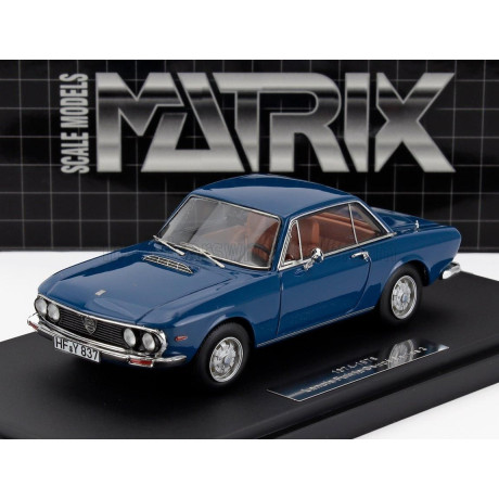 MATRIX SCALE MODELS LANCIA FULVIA COUPE 3-SERIES 1975 - BLUE 1/43