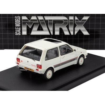MATRIX SCALE MODELS MG METRO TURBO 1985 - WHITE 1/43