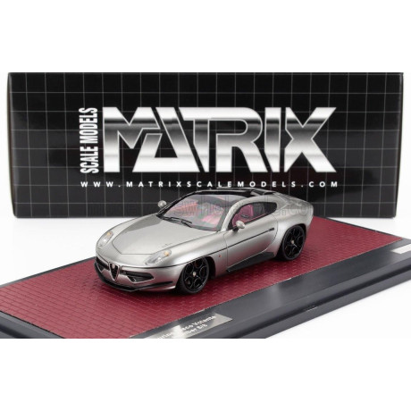 MATRIX SCALE MODELS ALFA ROMEO DISCO VOLANTE TOURING 2013 (CHASSIS ALFA ROMEO 8C) - SILVER 1/43