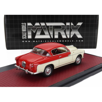 MATRIX SCALE MODELS ALFA ROMEO 1900 SUPER BOANO PRIMAVERA 1955 - WHITE RED 1/43