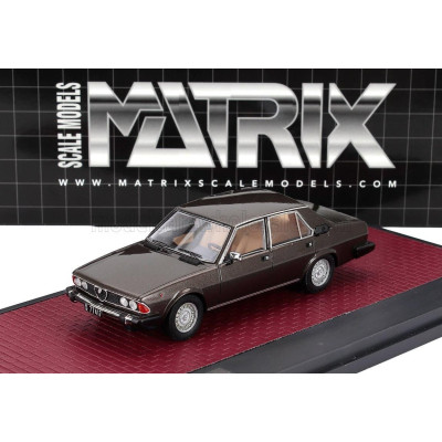 MATRIX SCALE MODELS ALFA ROMEO ALFA 6 2.5i (T119) 1979 - BROWN 1/43