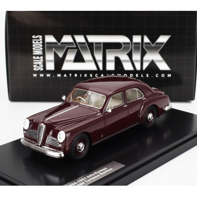 MATRIX SCALE MODELS ALFA ROMEO 6C 2500 TURISMO BERLINA 1950 - BROWN 1/43