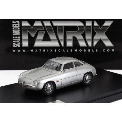 MATRIX SCALE MODELS ALFA ROMEO GIULIETTA SZ COUPE 1961 - SILVER 1/43