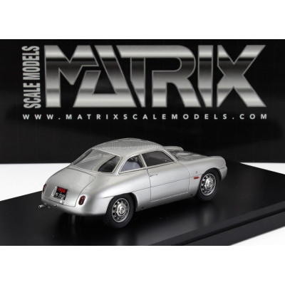 MATRIX SCALE MODELS ALFA ROMEO GIULIETTA SZ COUPE 1961 - SILVER 1/43
