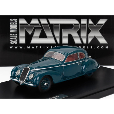 MATRIX SCALE MODELS ALFA ROMEO 6C 2500S BERLINETTA TOURING 1939 - BLUE 1/43