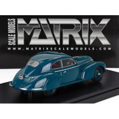 MATRIX SCALE MODELS ALFA ROMEO 6C 2500S BERLINETTA TOURING 1939 - BLUE 1/43