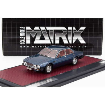MATRIX SCALE MODELS DE TOMASO DEAUVILLE 2-SERIES 1983 - BLUE MET 1/43