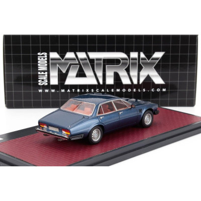 MATRIX SCALE MODELS DE TOMASO DEAUVILLE 2-SERIES 1983 - BLUE MET 1/43