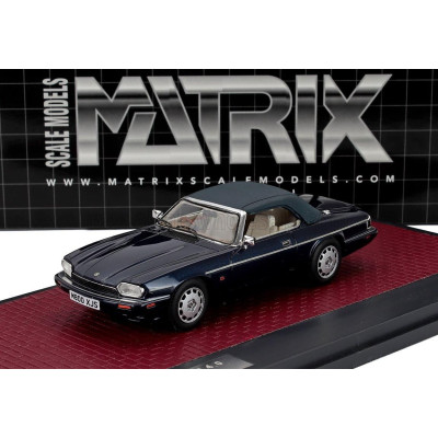 MATRIX SCALE MODELS JAGUAR XJS 4.0 CELEBRATION CABRIOLET OPEN 1995 - BLUE 1/43