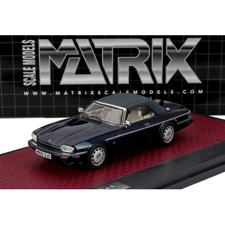 MATRIX SCALE MODELS JAGUAR XJS 4.0 CELEBRATION CABRIOLET OPEN 1995 - BLUE 1/43
