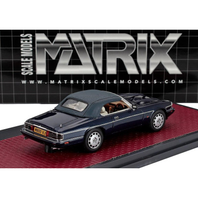 MATRIX SCALE MODELS JAGUAR XJS 4.0 CELEBRATION CABRIOLET OPEN 1995 - BLUE 1/43