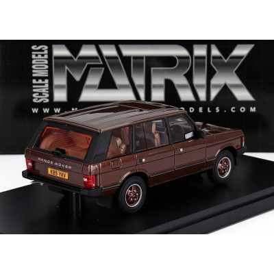 MATRIX SCALE MODELS LAND ROVER RANGE ROVER VOGUE LSE 1992 - BROWN 1/43