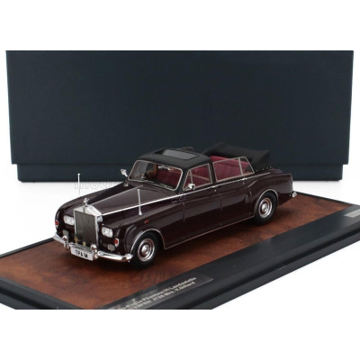 MATRIX SCALE MODELS ROLLS ROYCE PHANTOM VI LANDAULETTE SEMICONVERTIBLE OPEN 1973 - BROWN 1/43