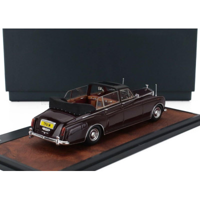 MATRIX SCALE MODELS ROLLS ROYCE PHANTOM VI LANDAULETTE SEMICONVERTIBLE OPEN 1973 - BROWN 1/43