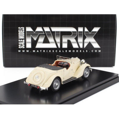 MATRIX SCALE MODELS ROVER 12hp (P1) TOURER CABRIOLET OPEN 1934 - WHITE 1/43