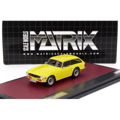 MATRIX SCALE MODELS TRIUMPH TR6 SHOOTING BRAKE SW STATION WAGON 1974 - YELLOW 1/43