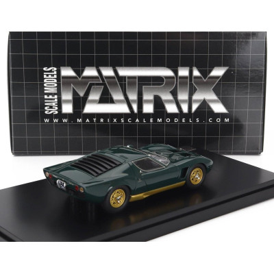 MATRIX SCALE MODELS LAMBORGHINI MIURA P400S MILLECHIODI 1969 - GREEN 1/43