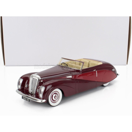 MATRIX SCALE MODELS DAIMLER DE36 HOOPER ''GREEN GODDESS'' CABRIOLET OPEN 1953 - 2 TONE RED 1/18