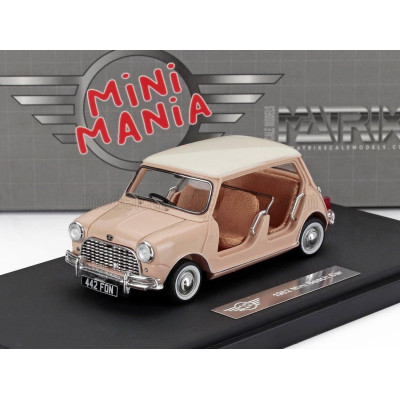 MATRIX SCALE MODELS MINI BEACH CAR 1962 - WHITE BEIGE 1/43