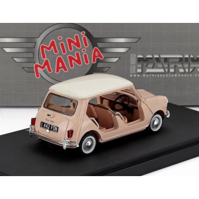MATRIX SCALE MODELS MINI BEACH CAR 1962 - WHITE BEIGE 1/43