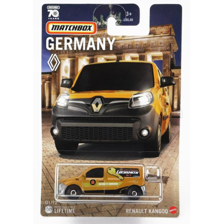 MATTEL HOT WHEELS RENAULT KANGOO VAN LOCHSMITH 2015 - COPPER 1/64