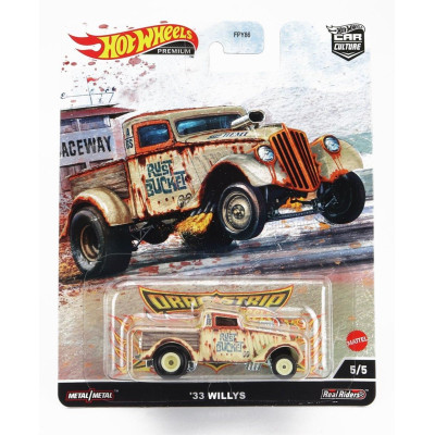 MATTEL HOT WHEELS FORD USA WILLYS PICK-UP RUST BUCKET 1954 - SAND 1/64