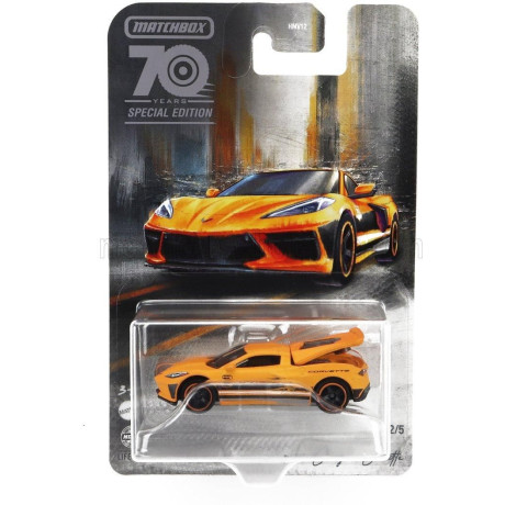 MATTEL HOT WHEELS CHEVROLET CORVETTE COUPE 2020 - ORANGE 1/64