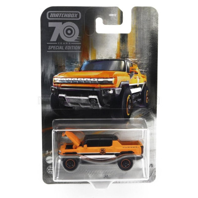 MATTEL HOT WHEELS GMC HUMMER EV 2023 - ORANGE 1/64