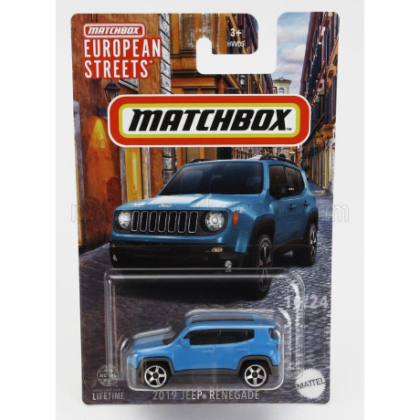 MATTEL HOT WHEELS JEEP RENEGADE 2016 - BLUE 1/64