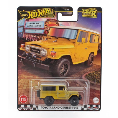 MATTEL HOT WHEELS TOYOTA LAND CRUISER FJ43 1977 - YELLOW 1/64